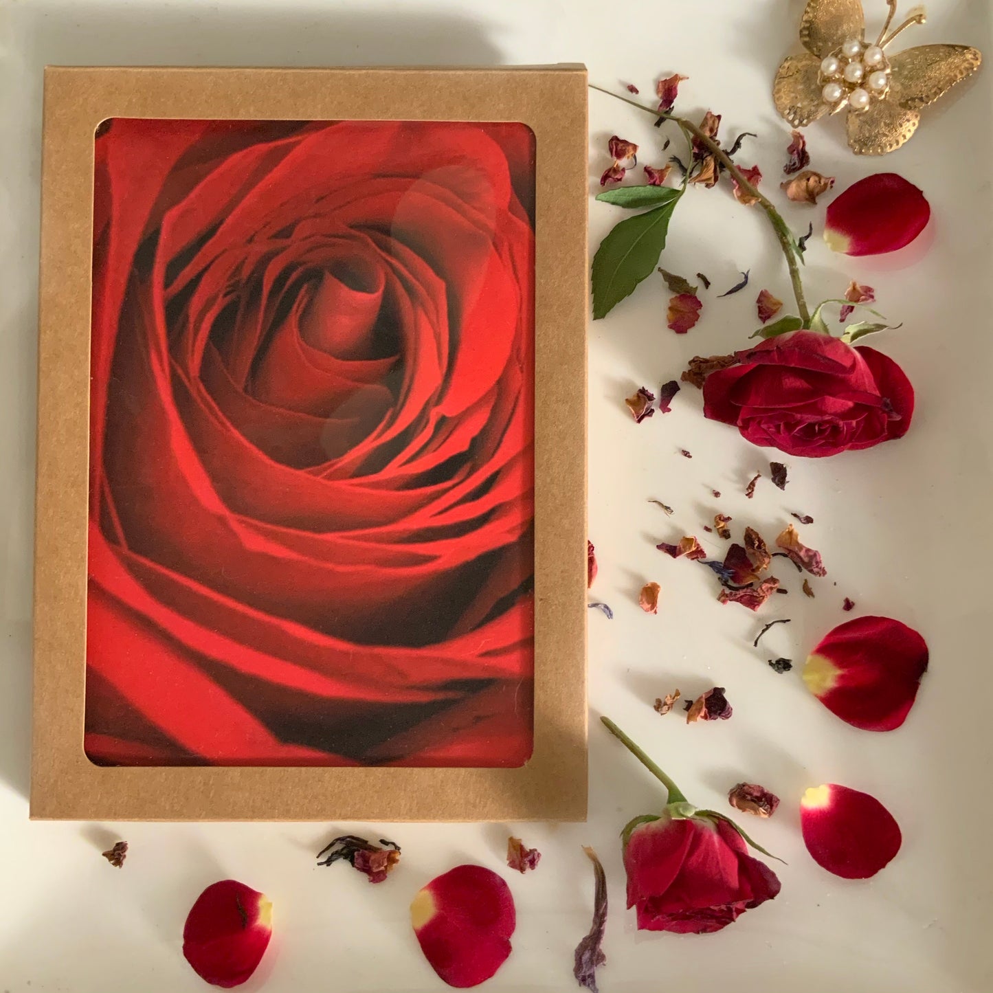 Petal Rose Notecard Box GiftSet