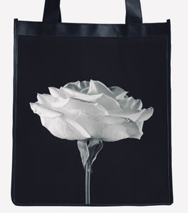 B & W Rose | Reusable Biodegradable Shopping Bag by Talfoto