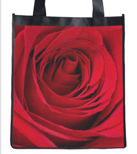 Rose Reusable Biodegradable Shopping Bag by Talfoto