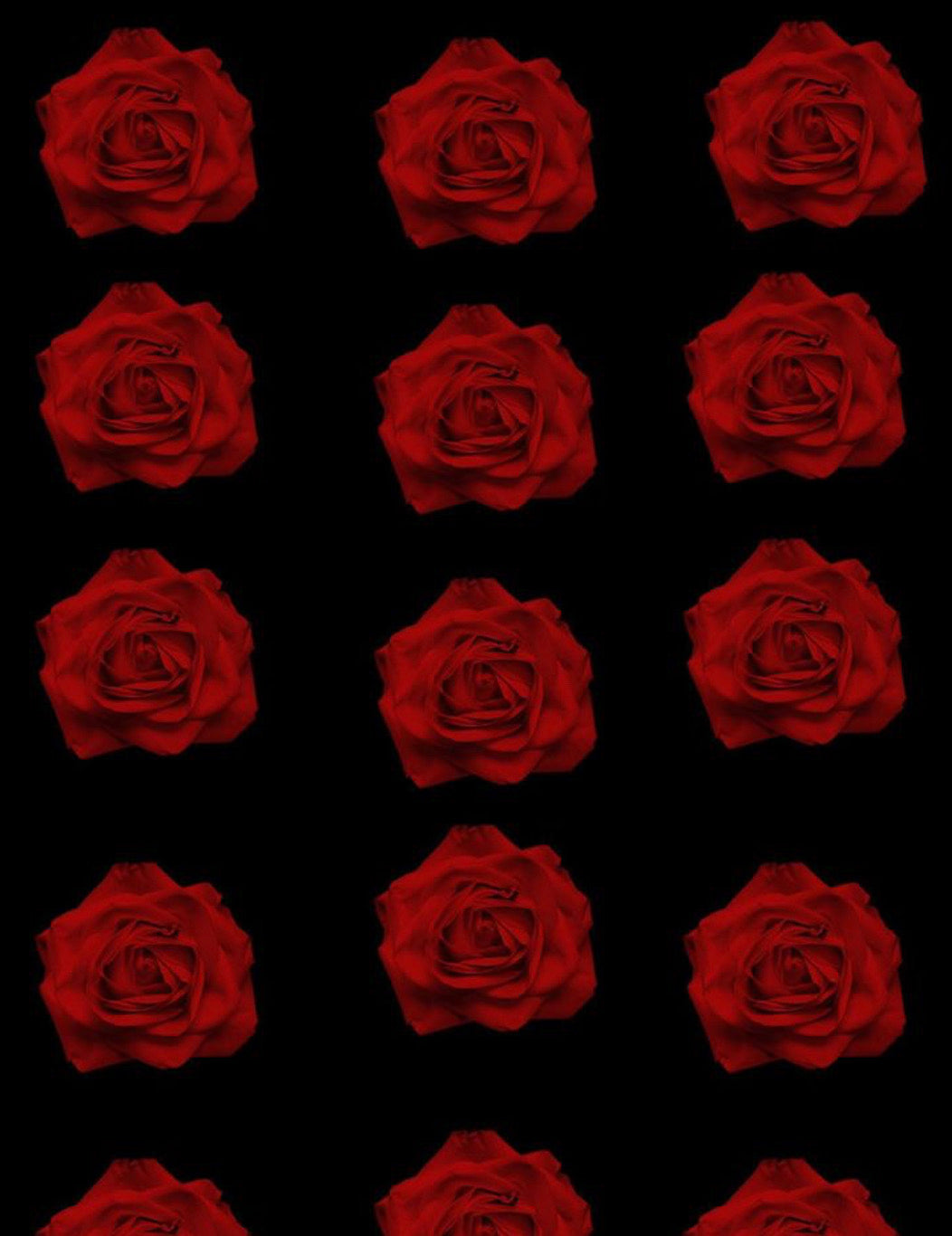 Exquisite  Gothic Red Holiday Rose - Wrapping Paper - Set of 3 Sheets
