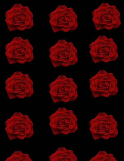 Exquisite  Gothic Red Holiday Rose - Wrapping Paper - Set of 3 Sheets